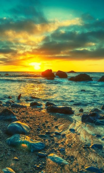 Красивый вид на море