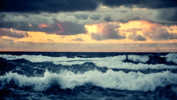 Синяя гладь воды