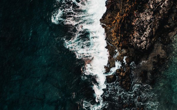 Тихий океан вид сверху