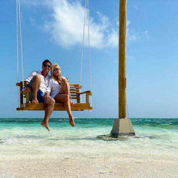 Влюбленные на Мальдивах