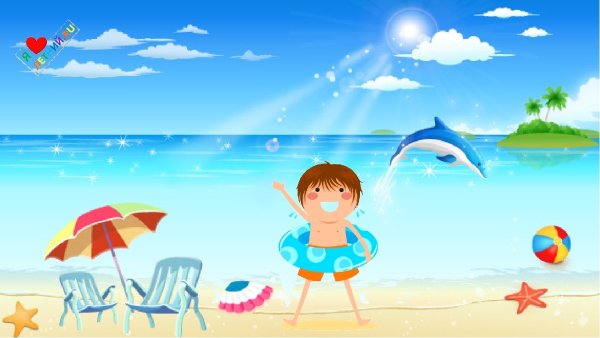 Море мультяшное