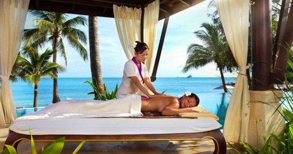 Массаж на море