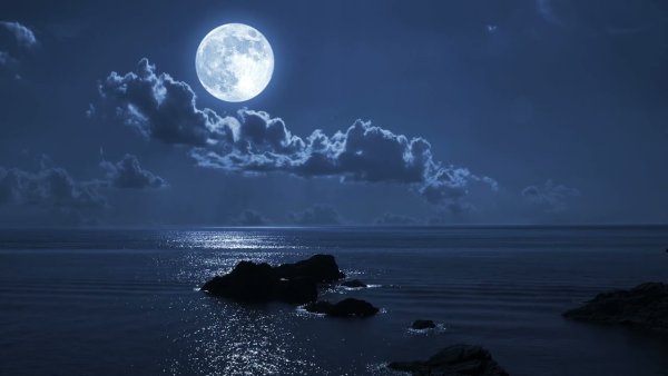 Океан ночью без Луны