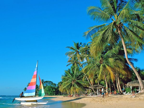 Яхта в цветах