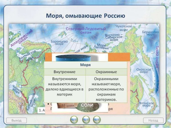 Моря омывающие Россию презентация