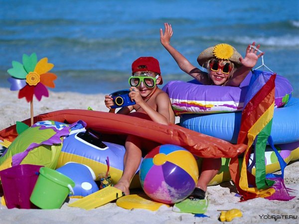 Пляжные развлечения для детей