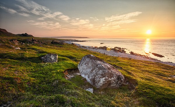 Тиберка берег Баренцева моря