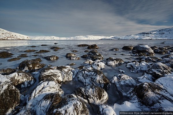 Мурманск берег Баренцева моря