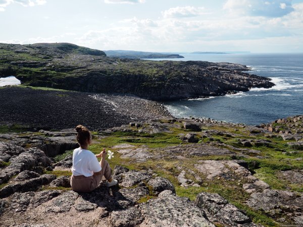 Каменный пляж Териберка