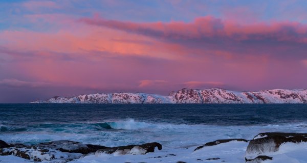Териберка с высоты птичьего полета