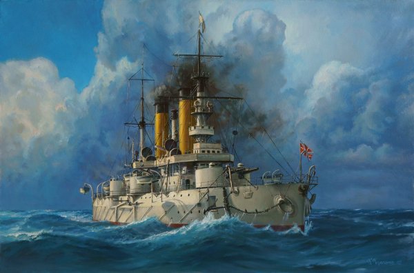 Линкор и крейсер