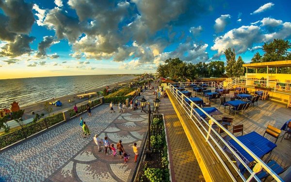 Ейск набережная Каменка