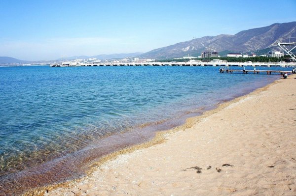 Черное море пляж Геленджик