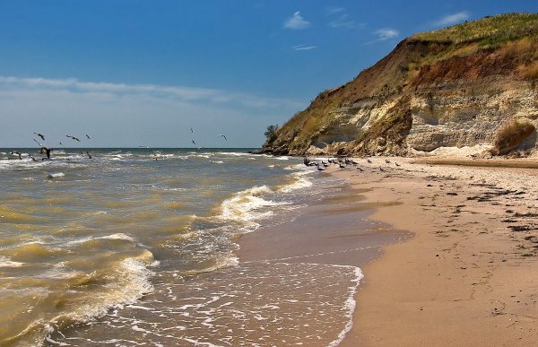Побережье Азовского моря Юрьевка