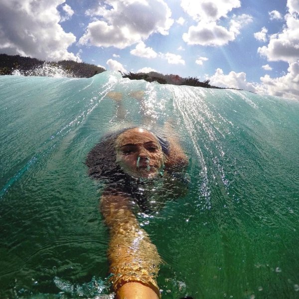 Селфи на море