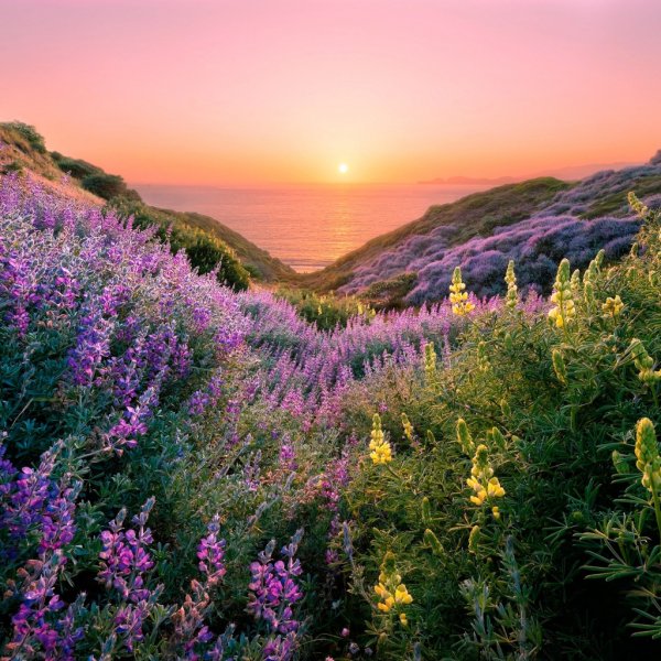 Лаванда в горах