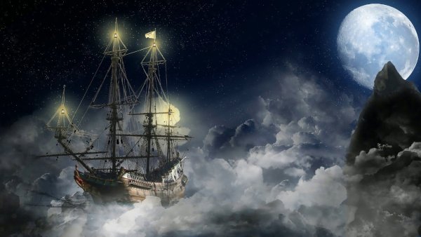 Одинокий корабль