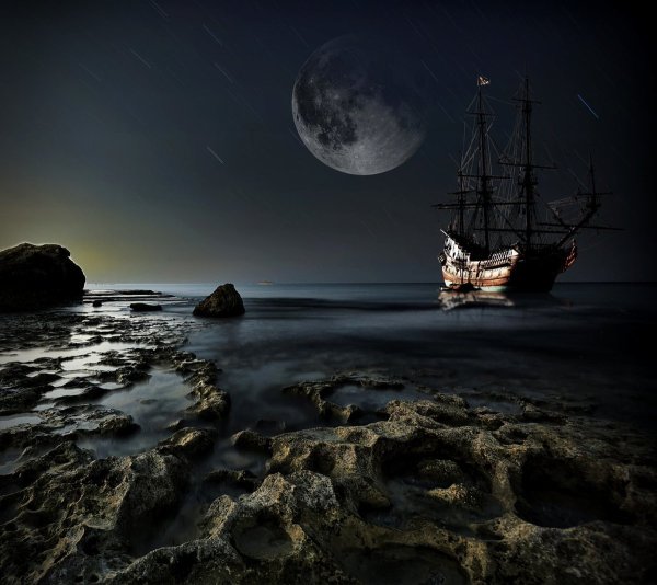 Ночь на корабле