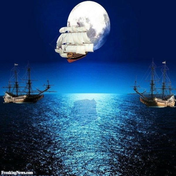 Корабль анимация