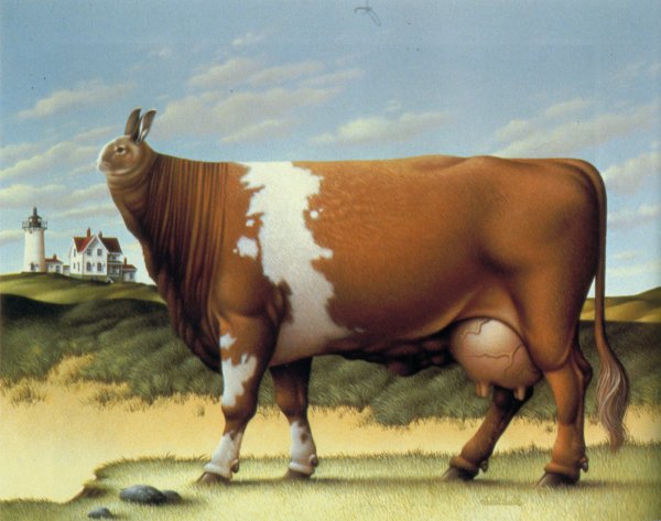 Коровы весной