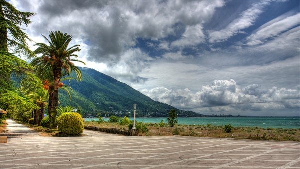 Черное море пляж Адлер