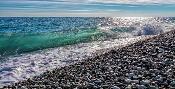 Пляж галька Лазаревское