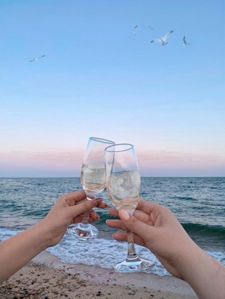 Шампанское на яхте