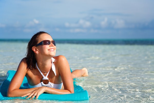 Женщина на отдыхе