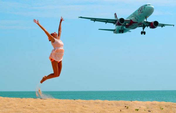 Отпуск самолет