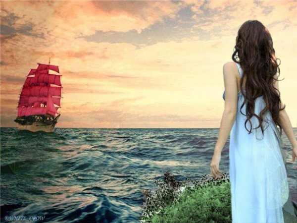 Девушка море мечта