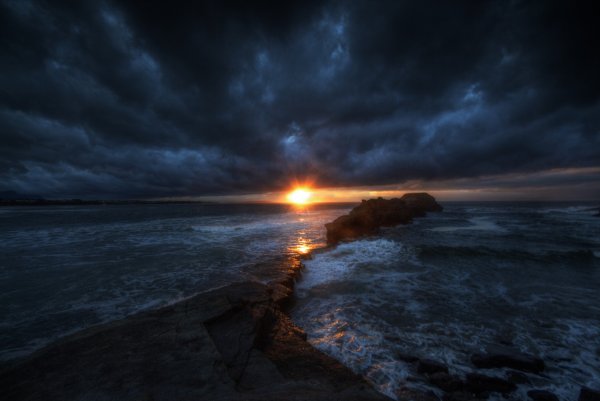 Ночное море