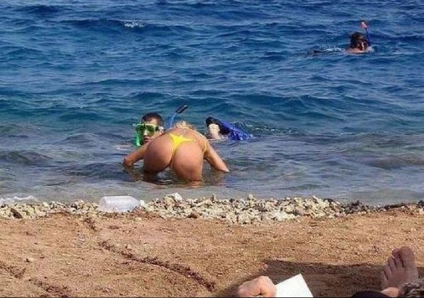 Смешные фотосессии на море