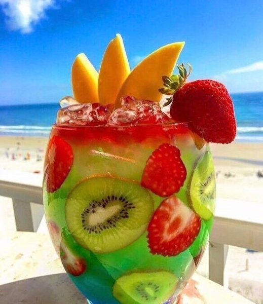 Утро фрукты