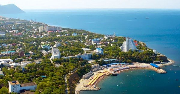 Краснодарский край город высокий берег черного моря