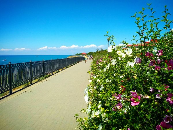 Анапа набережная летом