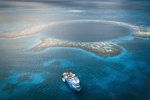 Большая голубая дыра Белиз Центральная Америка