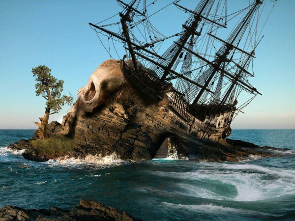 Остров погибших кораблей пираты Карибского моря