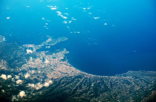 Черное море с самолета