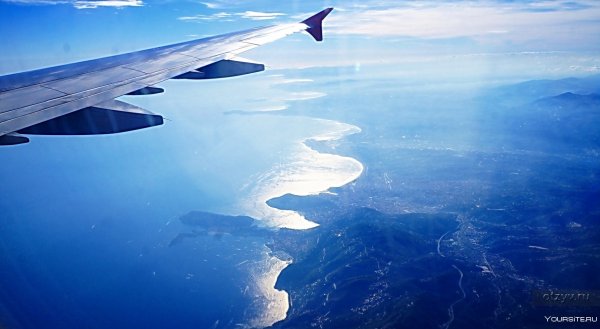 Океан с самолета
