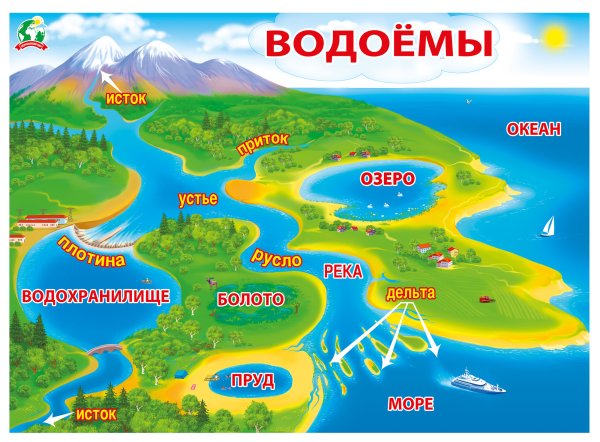 Плакат водоемы
