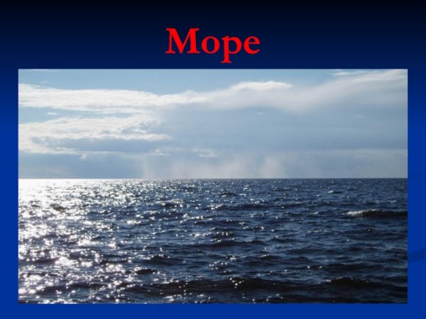 Моря России презентация