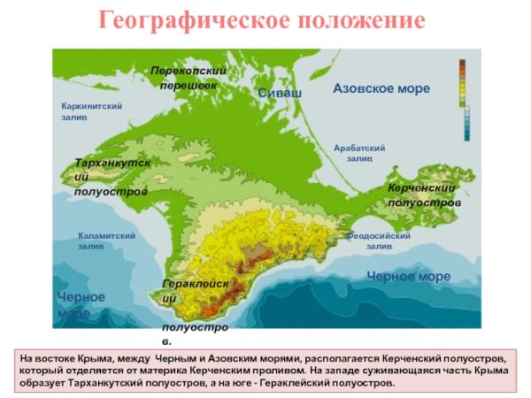 Рельеф дна черного моря