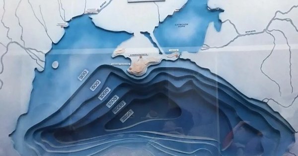 Рельеф дна черного моря