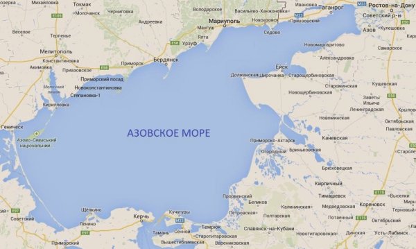 Карта глубин черного моря