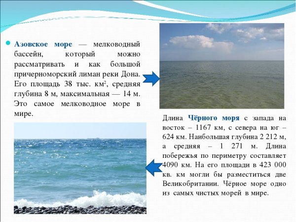 Азовское море и черное море пролив