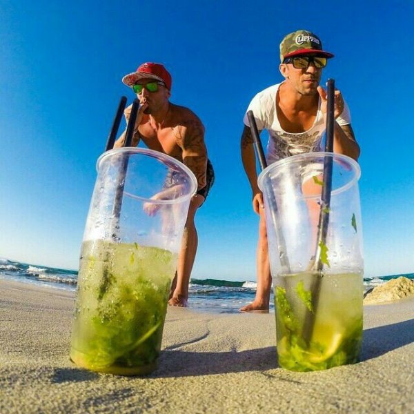 Креативные фотографии на море