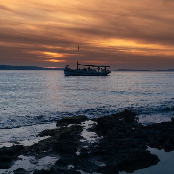 Закат на море