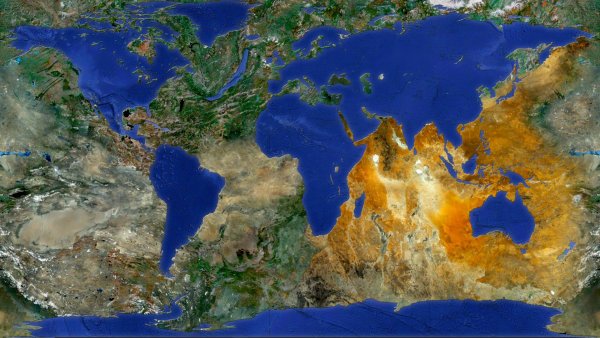 Саудовская Аравия из космоса