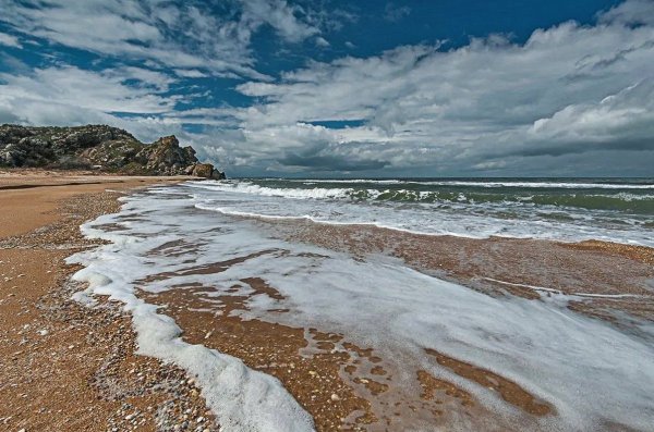 Азовское море Южный берег пляжи
