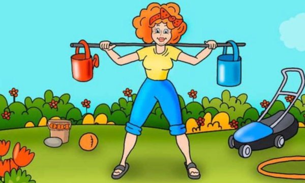 Фитнес на даче